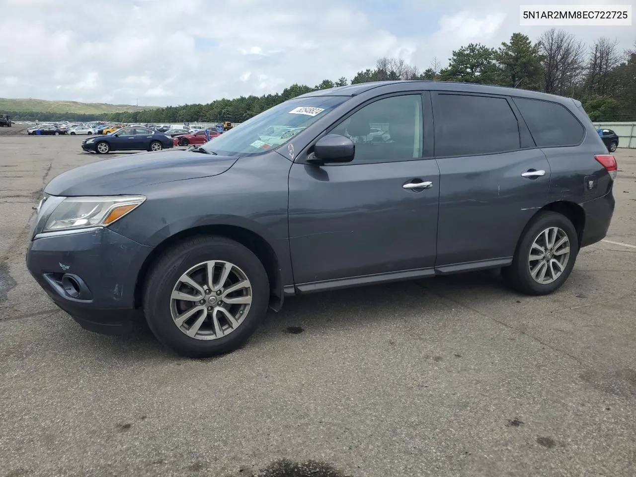 2014 Nissan Pathfinder S VIN: 5N1AR2MM8EC722725 Lot: 62548824