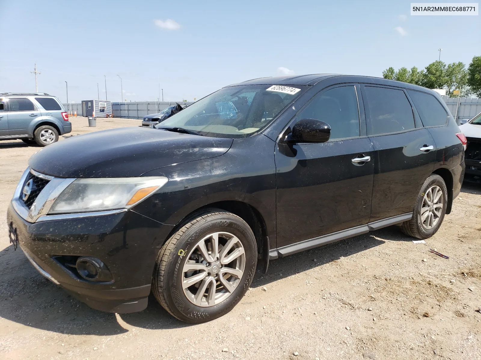 2014 Nissan Pathfinder S VIN: 5N1AR2MM8EC688771 Lot: 62896774