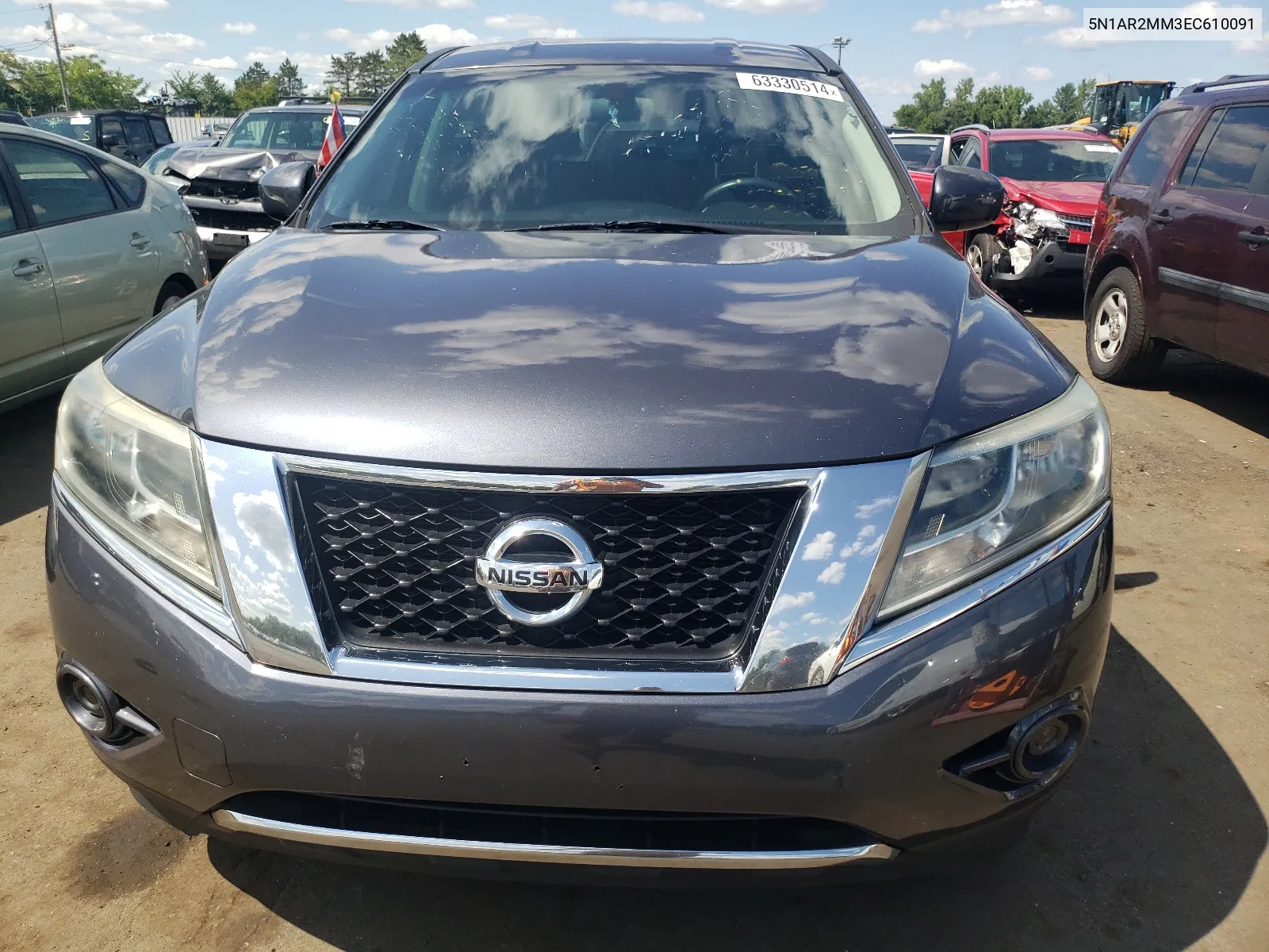 2014 Nissan Pathfinder S VIN: 5N1AR2MM3EC610091 Lot: 63330514