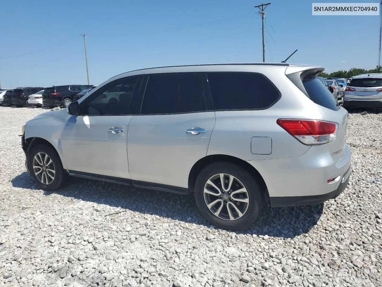 2014 Nissan Pathfinder S VIN: 5N1AR2MMXEC704940 Lot: 63444574