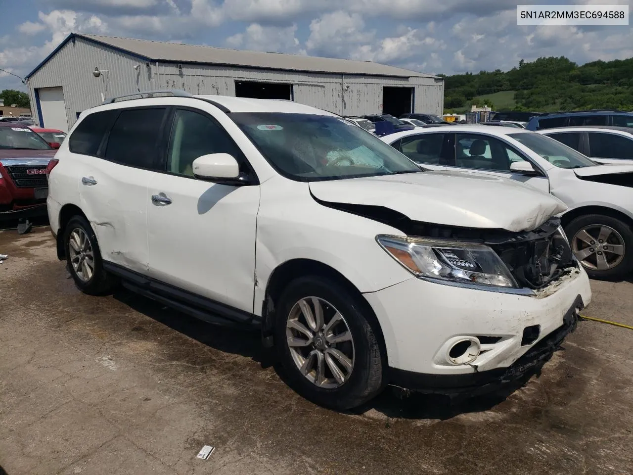 2014 Nissan Pathfinder S VIN: 5N1AR2MM3EC694588 Lot: 63984364