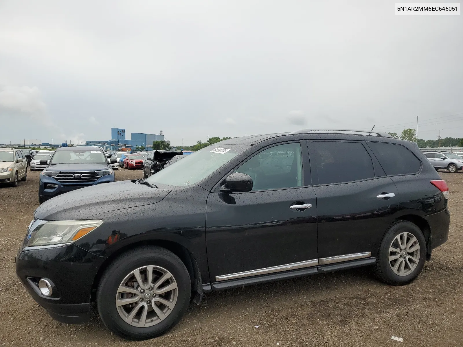 2014 Nissan Pathfinder S VIN: 5N1AR2MM6EC646051 Lot: 64008494