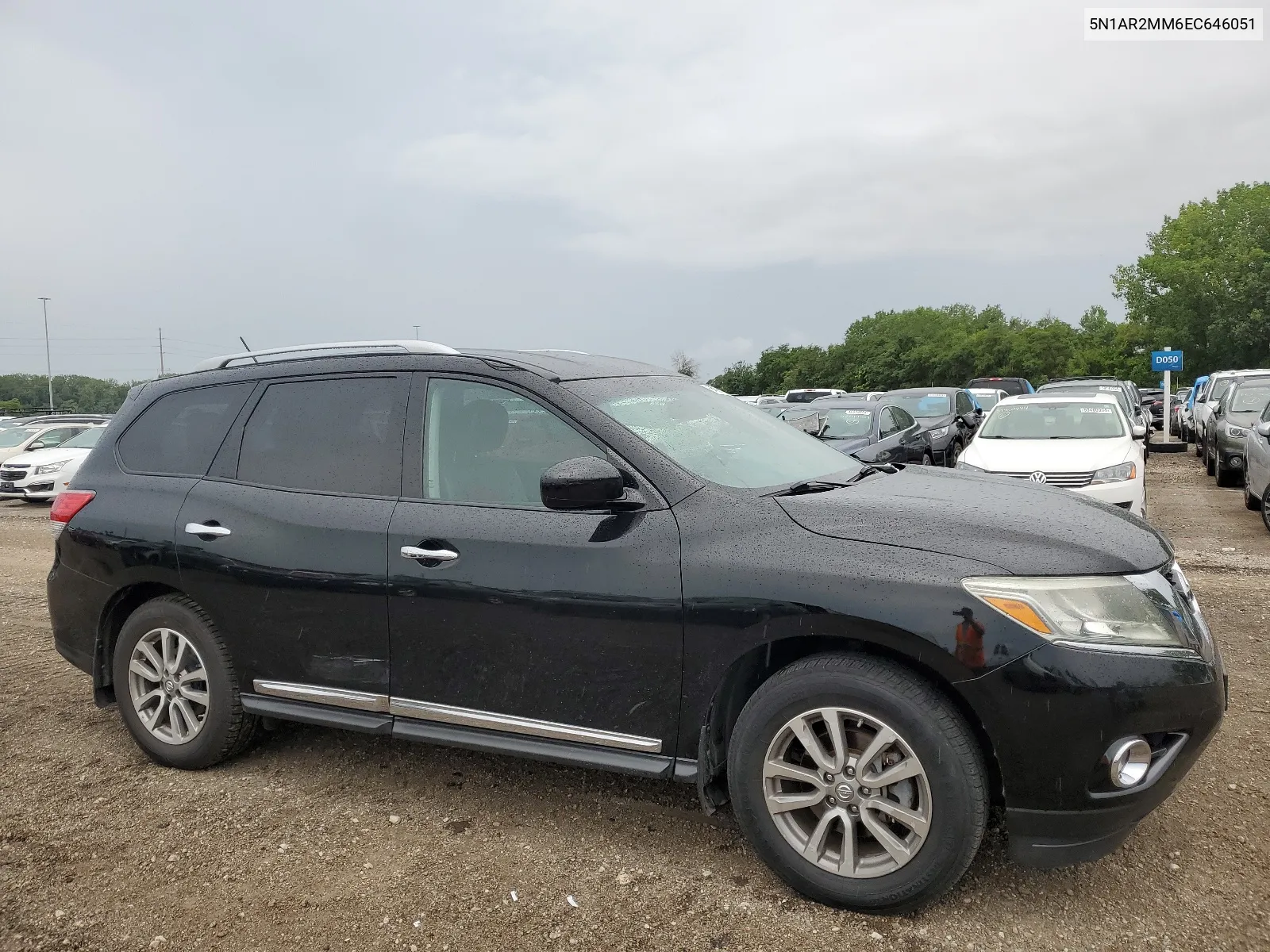 2014 Nissan Pathfinder S VIN: 5N1AR2MM6EC646051 Lot: 64008494