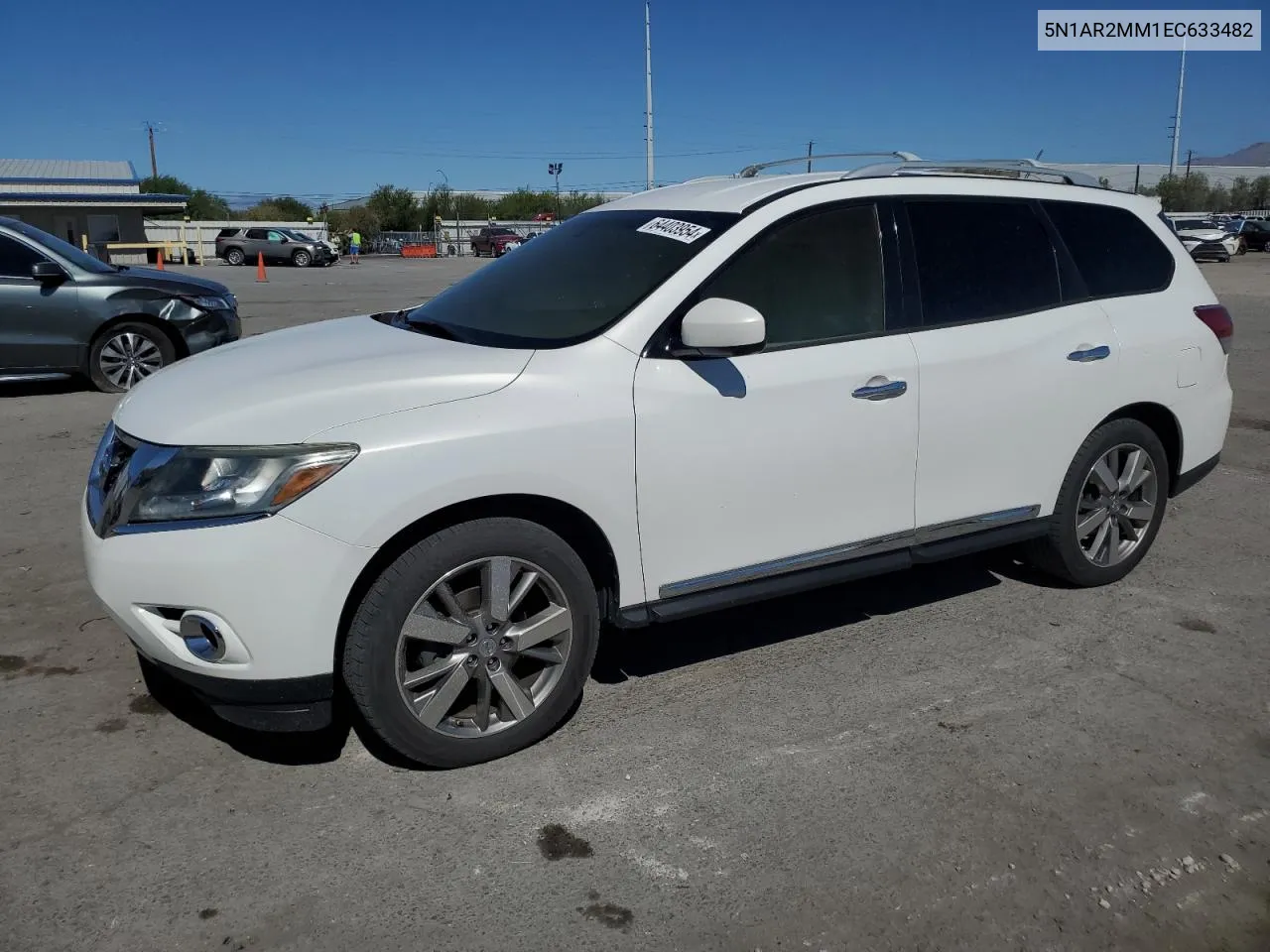 2014 Nissan Pathfinder S VIN: 5N1AR2MM1EC633482 Lot: 64403954