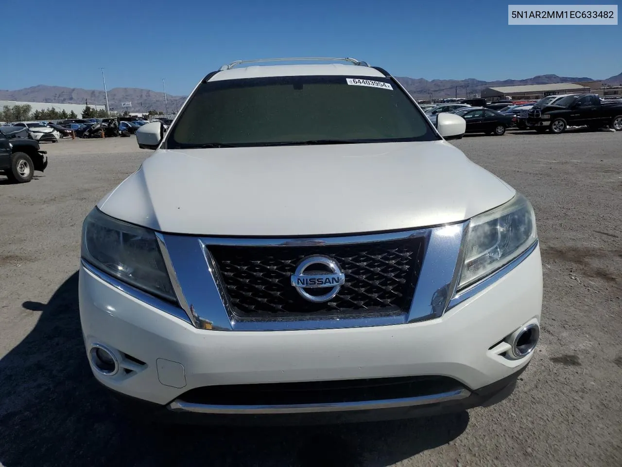 2014 Nissan Pathfinder S VIN: 5N1AR2MM1EC633482 Lot: 64403954