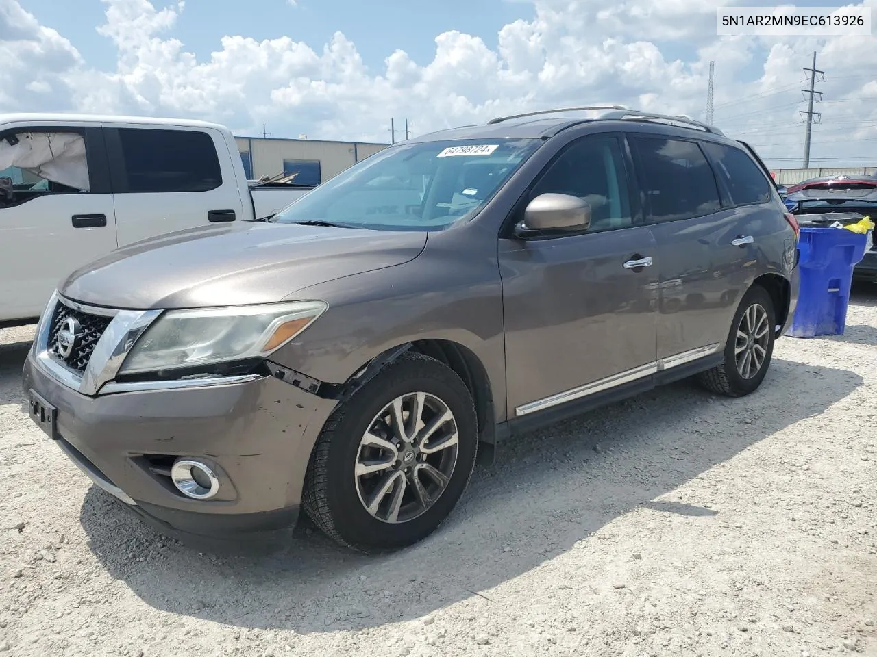 2014 Nissan Pathfinder S VIN: 5N1AR2MN9EC613926 Lot: 64798724