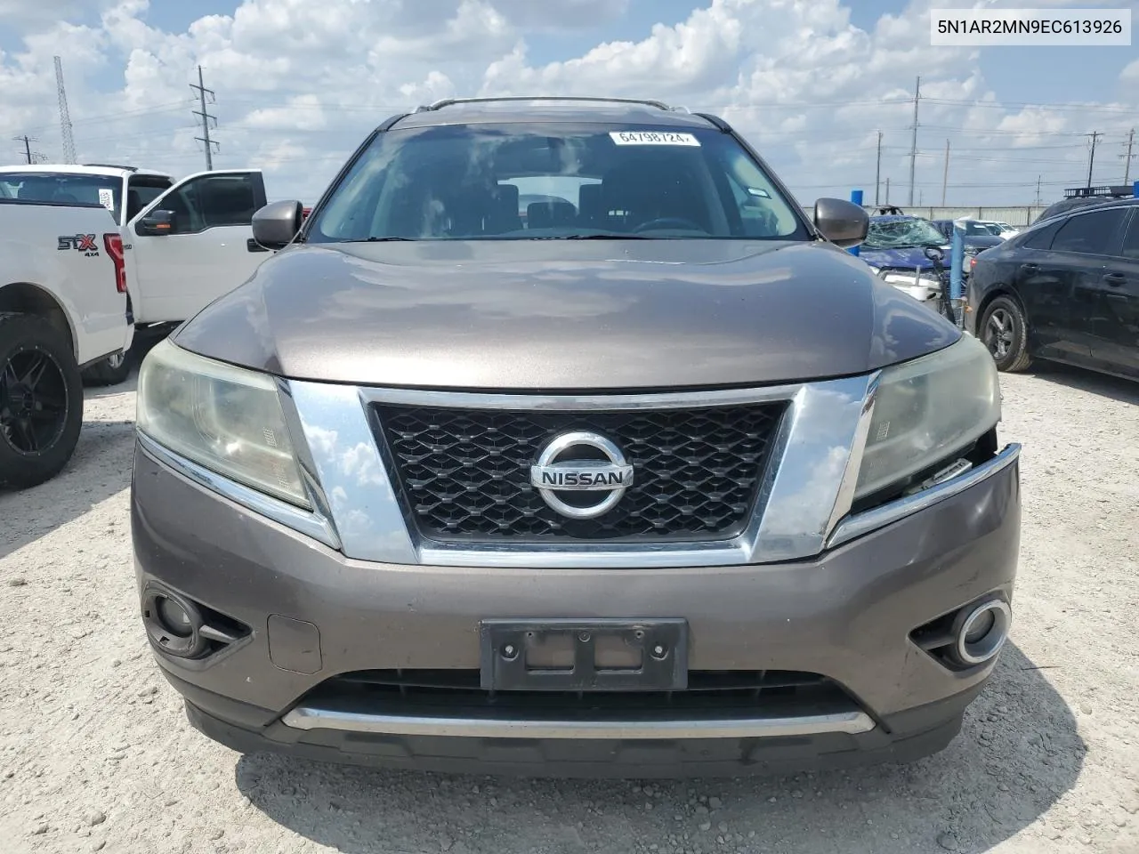 2014 Nissan Pathfinder S VIN: 5N1AR2MN9EC613926 Lot: 64798724