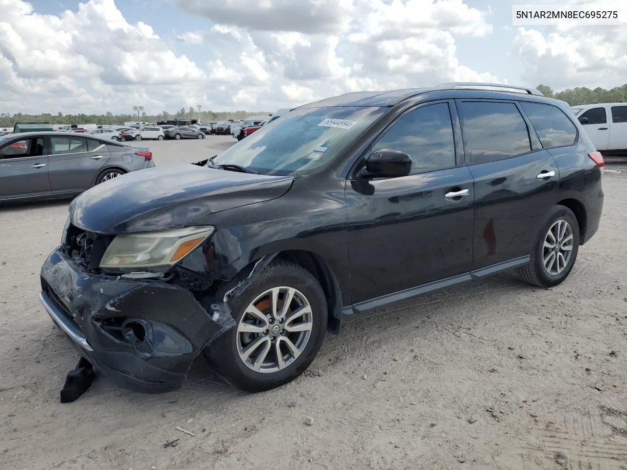 2014 Nissan Pathfinder S VIN: 5N1AR2MN8EC695275 Lot: 65944994