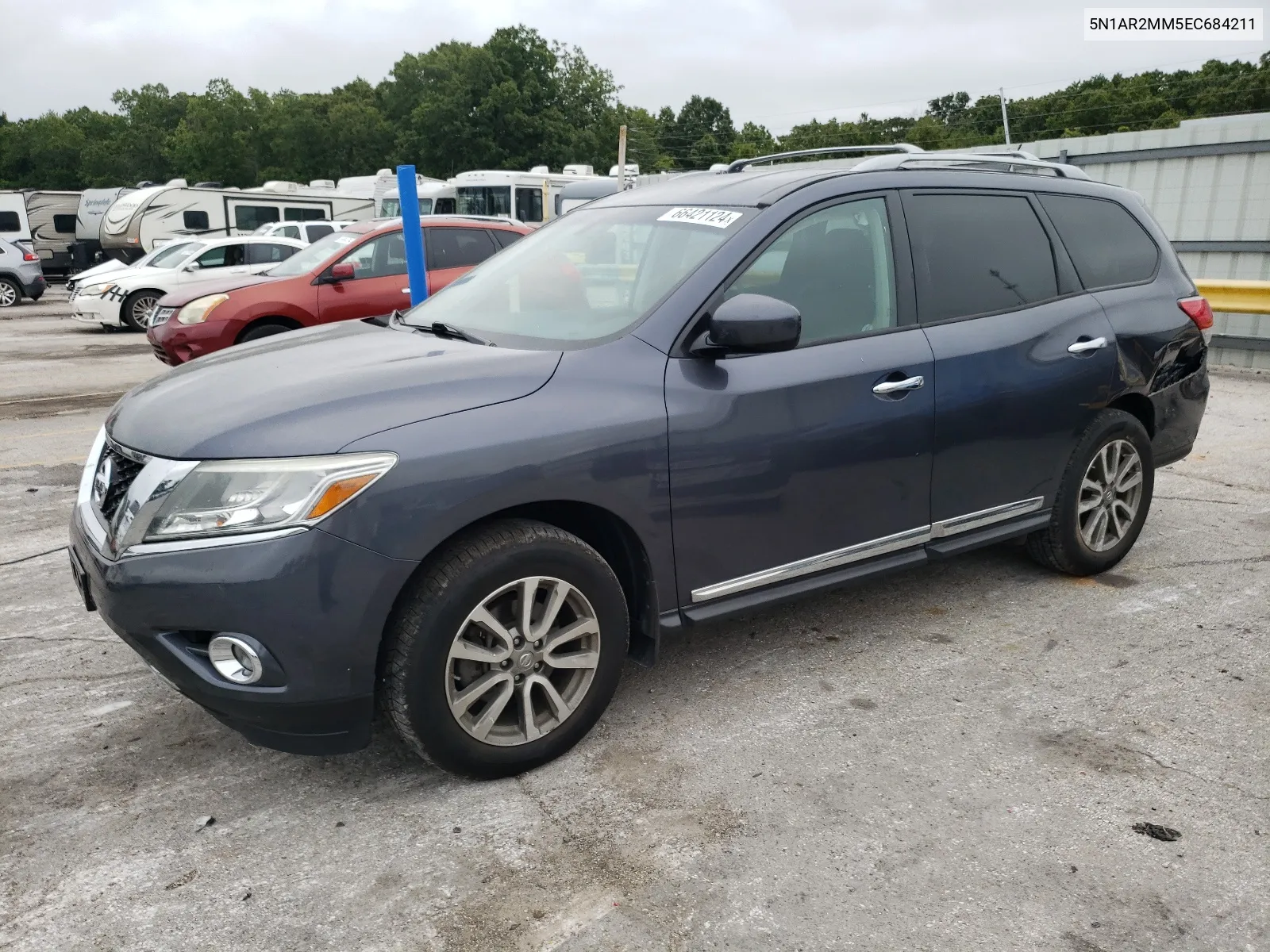 2014 Nissan Pathfinder S VIN: 5N1AR2MM5EC684211 Lot: 66421124