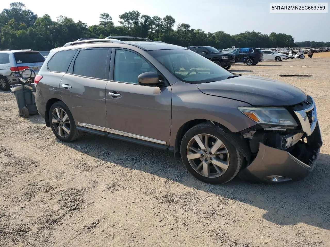 2014 Nissan Pathfinder S VIN: 5N1AR2MN2EC663759 Lot: 66560274