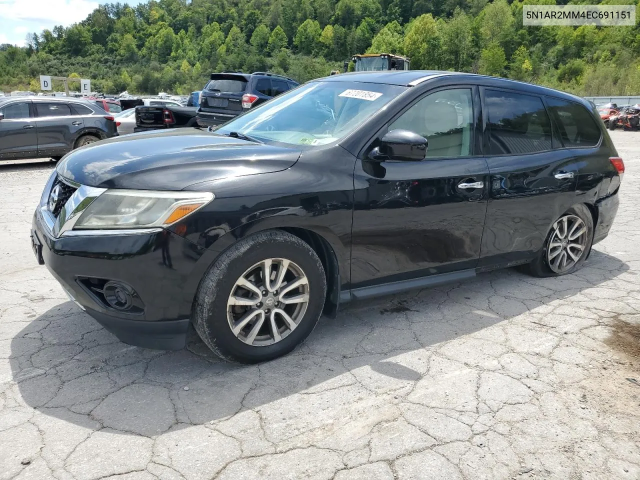 2014 Nissan Pathfinder S VIN: 5N1AR2MM4EC691151 Lot: 67201854