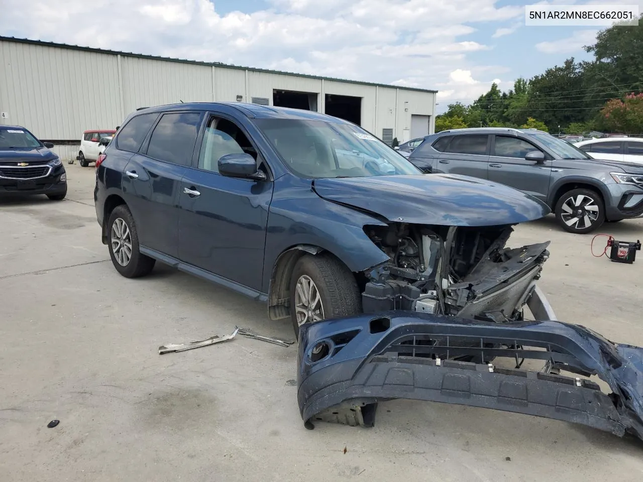 2014 Nissan Pathfinder S VIN: 5N1AR2MN8EC662051 Lot: 67343814