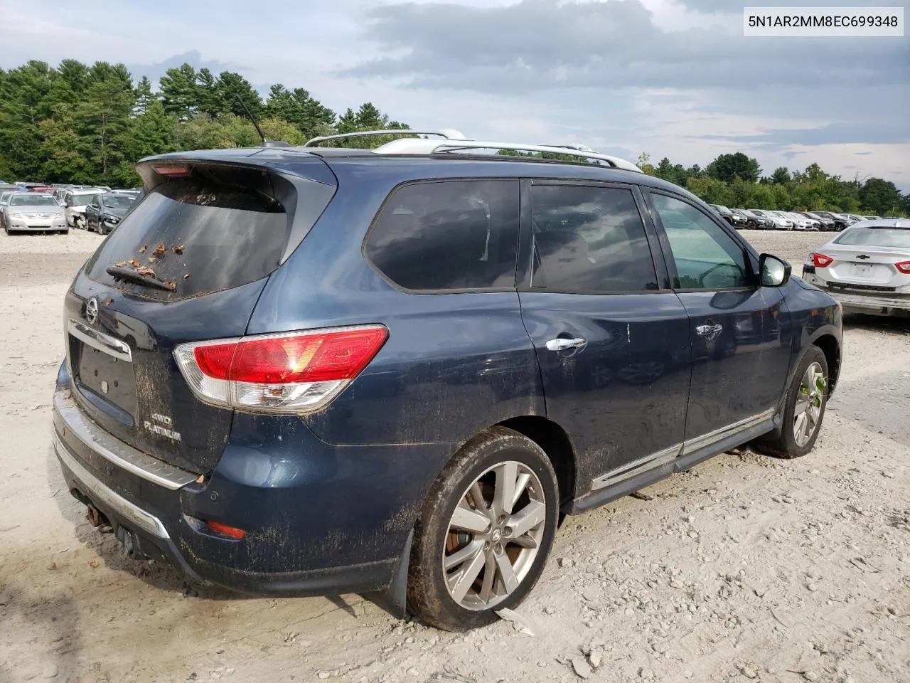 2014 Nissan Pathfinder S VIN: 5N1AR2MM8EC699348 Lot: 68317894