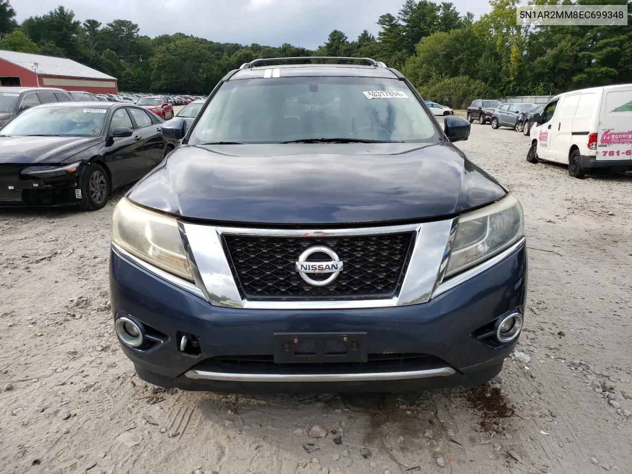 2014 Nissan Pathfinder S VIN: 5N1AR2MM8EC699348 Lot: 68317894