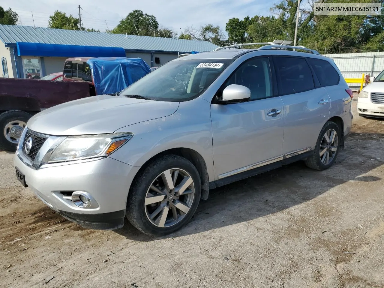 2014 Nissan Pathfinder S VIN: 5N1AR2MM8EC685191 Lot: 68454184