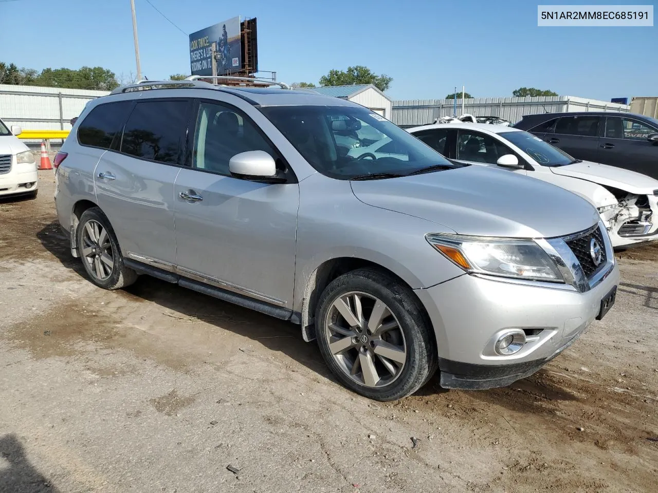 2014 Nissan Pathfinder S VIN: 5N1AR2MM8EC685191 Lot: 68454184