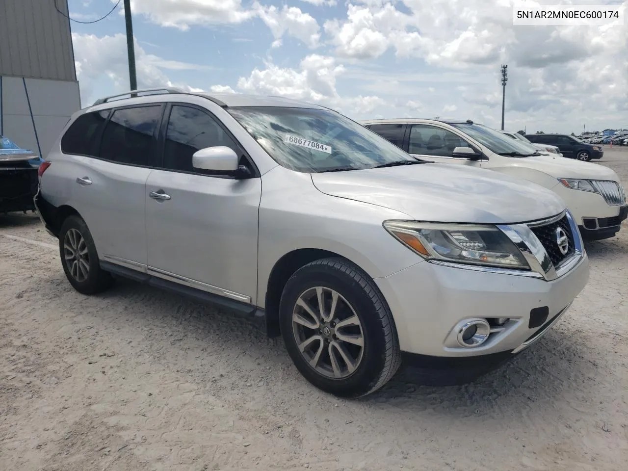 2014 Nissan Pathfinder S VIN: 5N1AR2MN0EC600174 Lot: 68677084