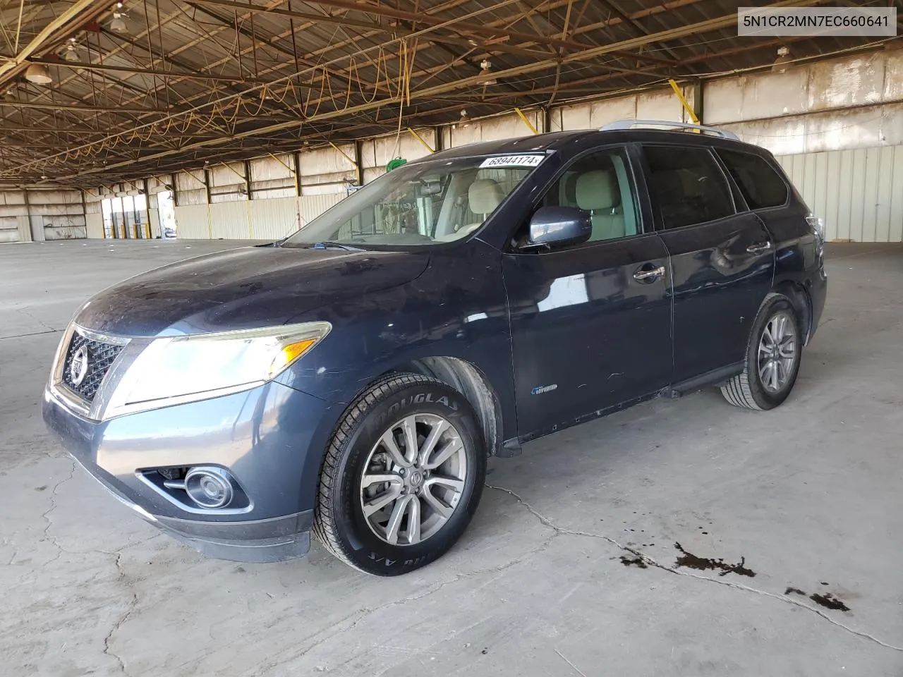 2014 Nissan Pathfinder Sv Hybrid VIN: 5N1CR2MN7EC660641 Lot: 68944174