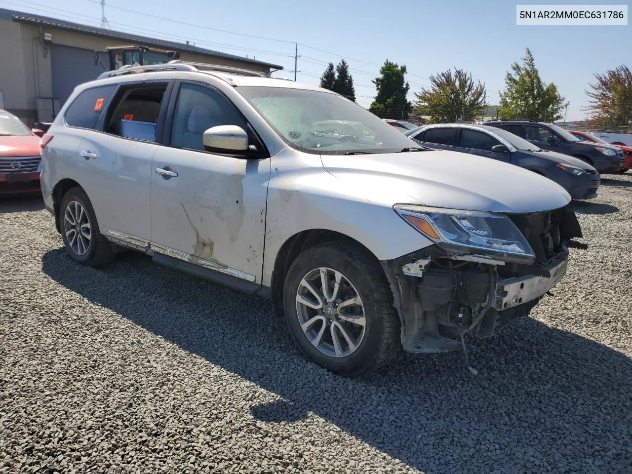 2014 Nissan Pathfinder S VIN: 5N1AR2MM0EC631786 Lot: 69284544