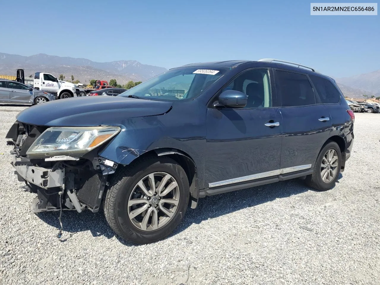 2014 Nissan Pathfinder S VIN: 5N1AR2MN2EC656486 Lot: 69506394