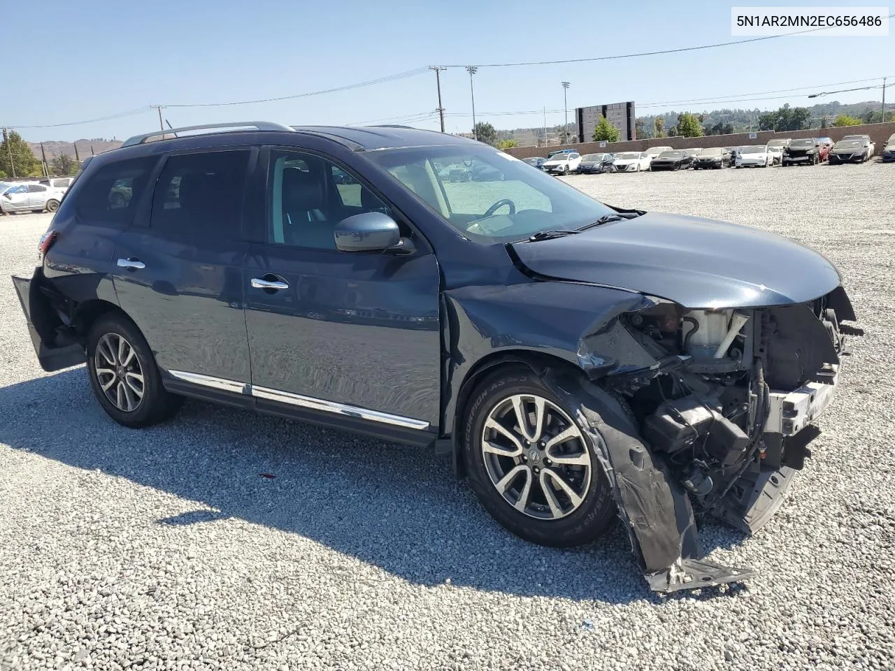 2014 Nissan Pathfinder S VIN: 5N1AR2MN2EC656486 Lot: 69506394