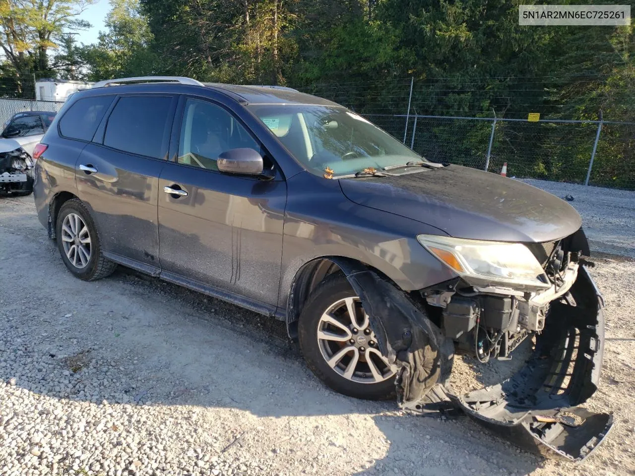 2014 Nissan Pathfinder S VIN: 5N1AR2MN6EC725261 Lot: 69661414