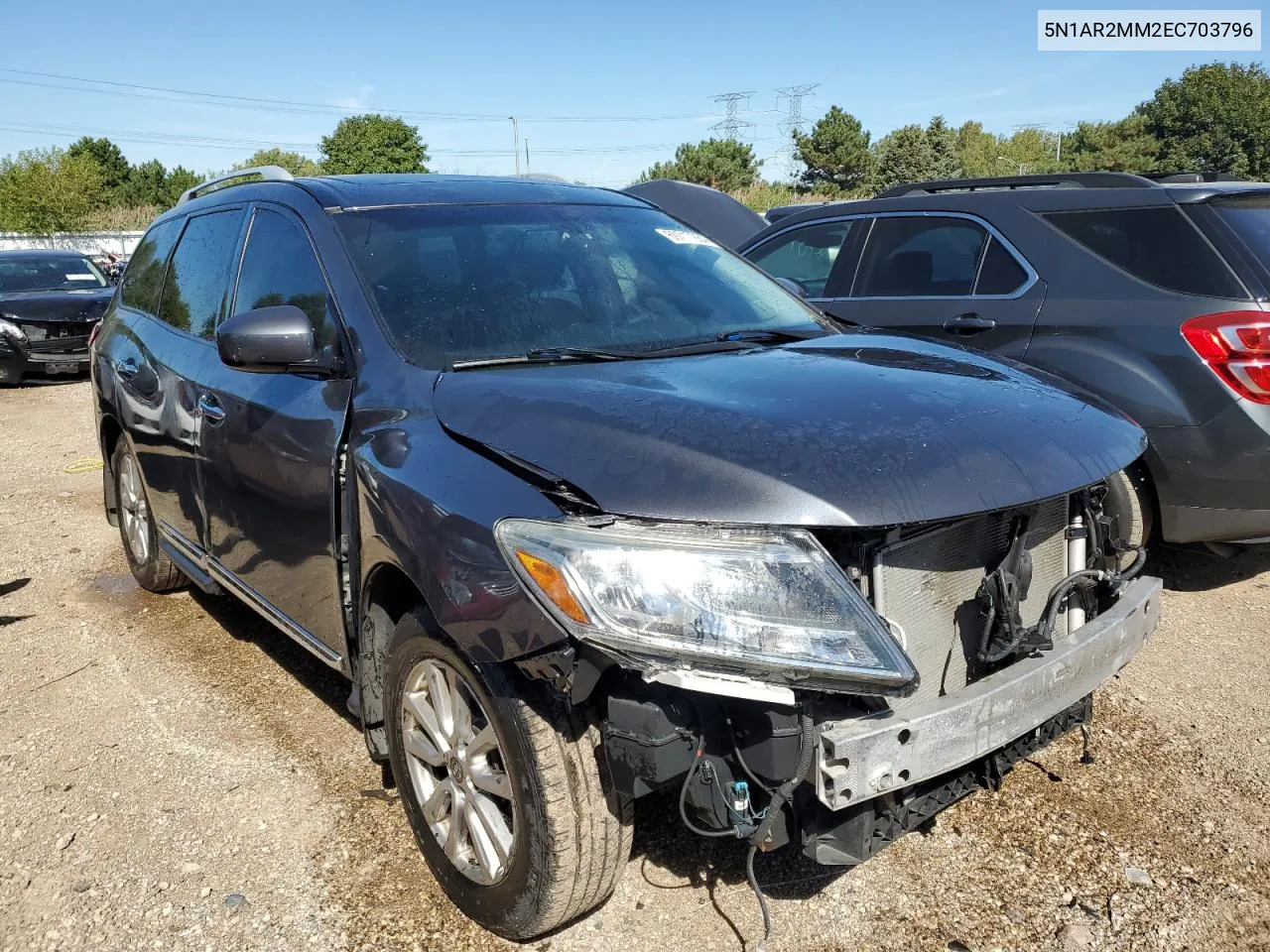 2014 Nissan Pathfinder S VIN: 5N1AR2MM2EC703796 Lot: 69717284