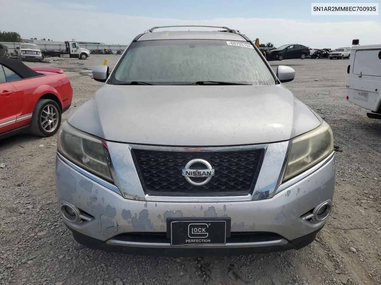 2014 Nissan Pathfinder S VIN: 5N1AR2MM8EC700935 Lot: 69793194