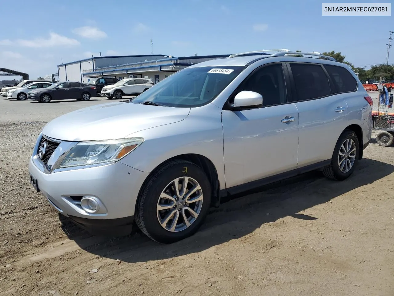 2014 Nissan Pathfinder S VIN: 5N1AR2MN7EC627081 Lot: 69813454