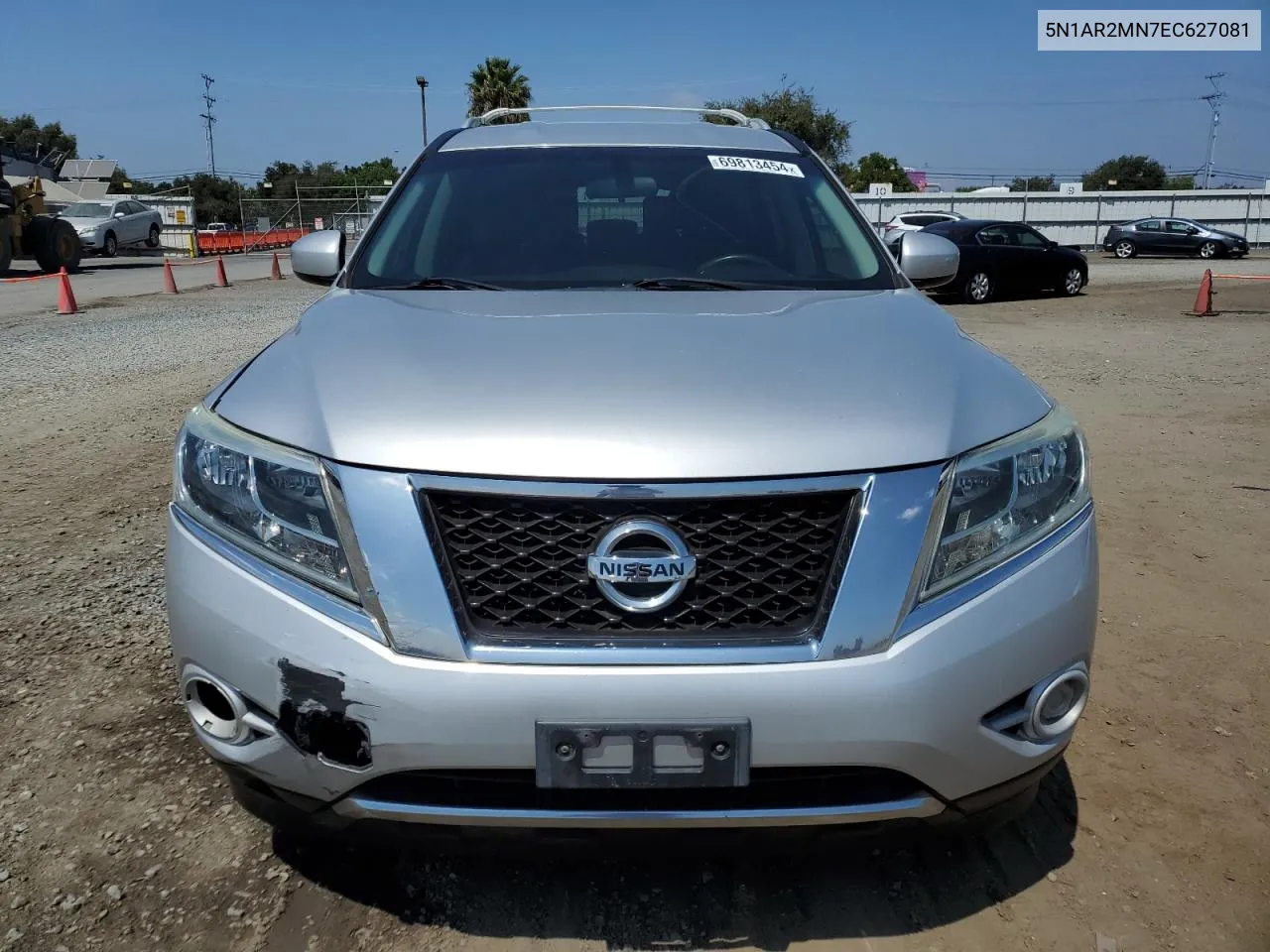 2014 Nissan Pathfinder S VIN: 5N1AR2MN7EC627081 Lot: 69813454