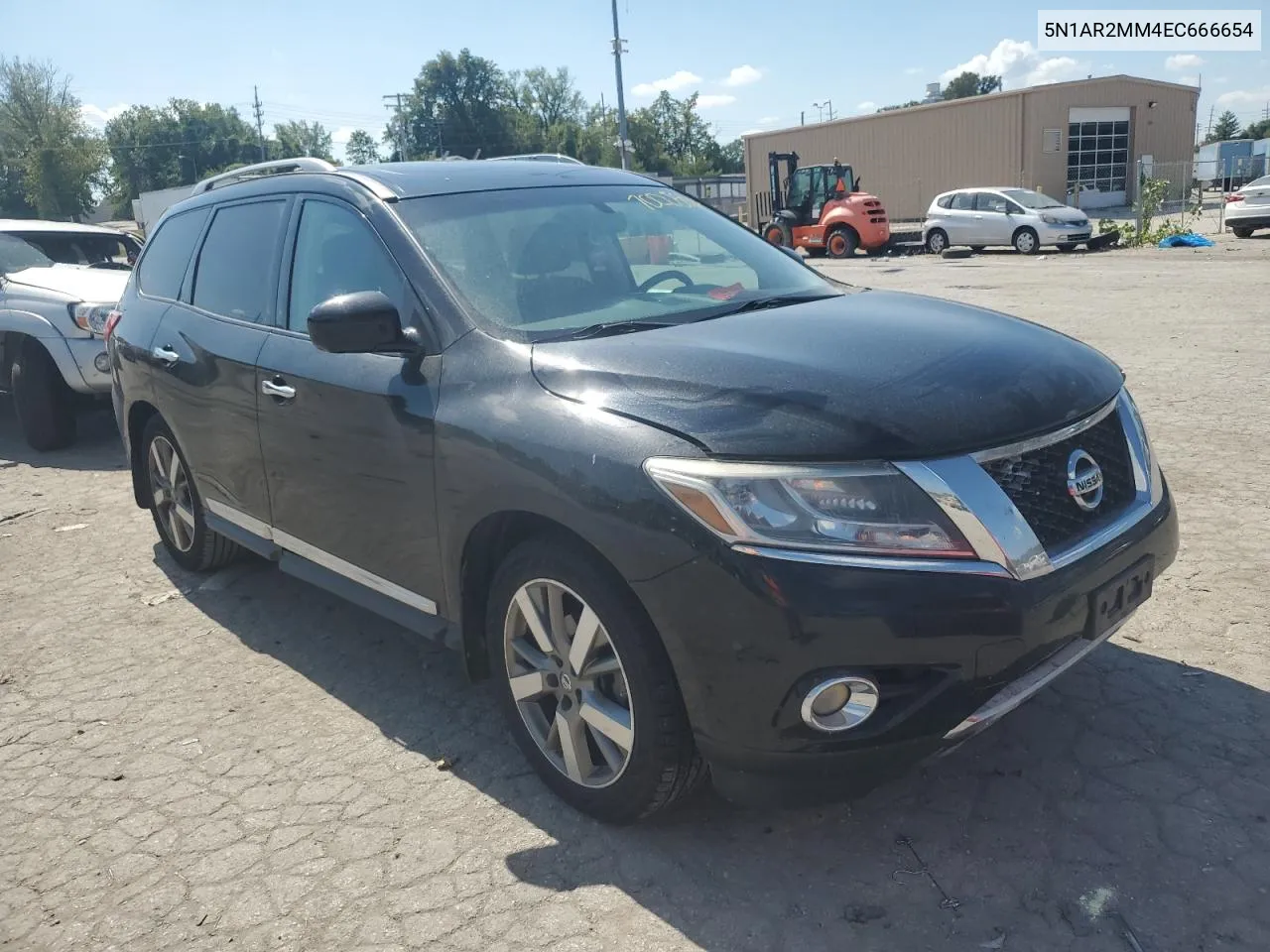 2014 Nissan Pathfinder S VIN: 5N1AR2MM4EC666654 Lot: 70058614