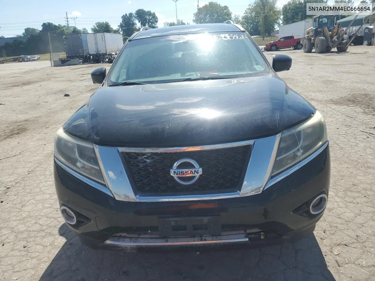 2014 Nissan Pathfinder S VIN: 5N1AR2MM4EC666654 Lot: 70058614