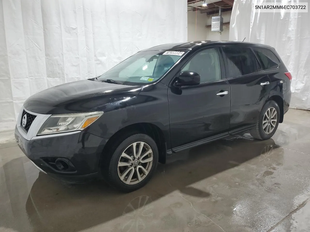 2014 Nissan Pathfinder S VIN: 5N1AR2MM6EC703722 Lot: 70209884