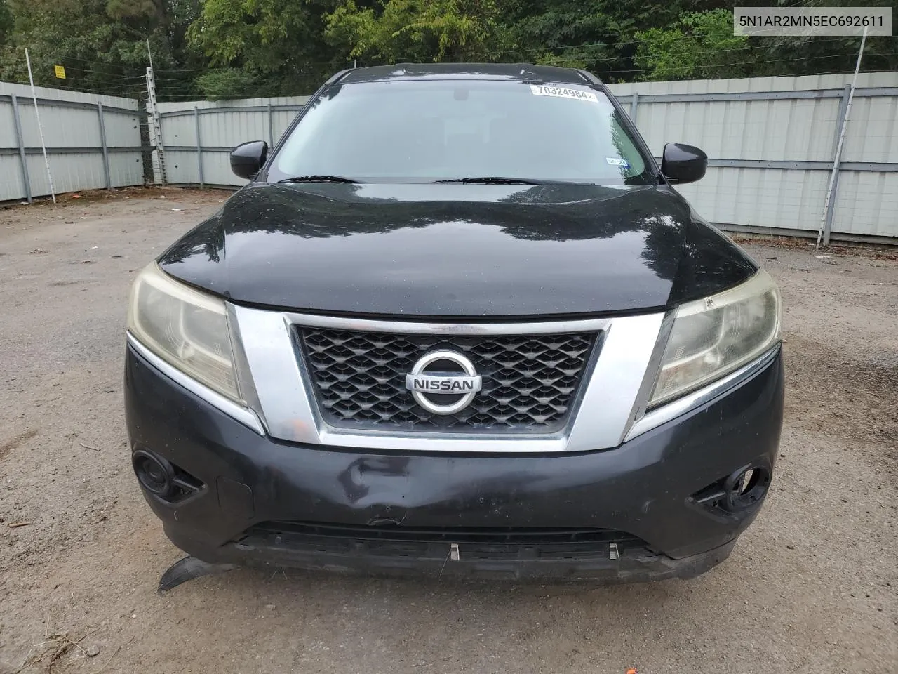 2014 Nissan Pathfinder S VIN: 5N1AR2MN5EC692611 Lot: 70324984