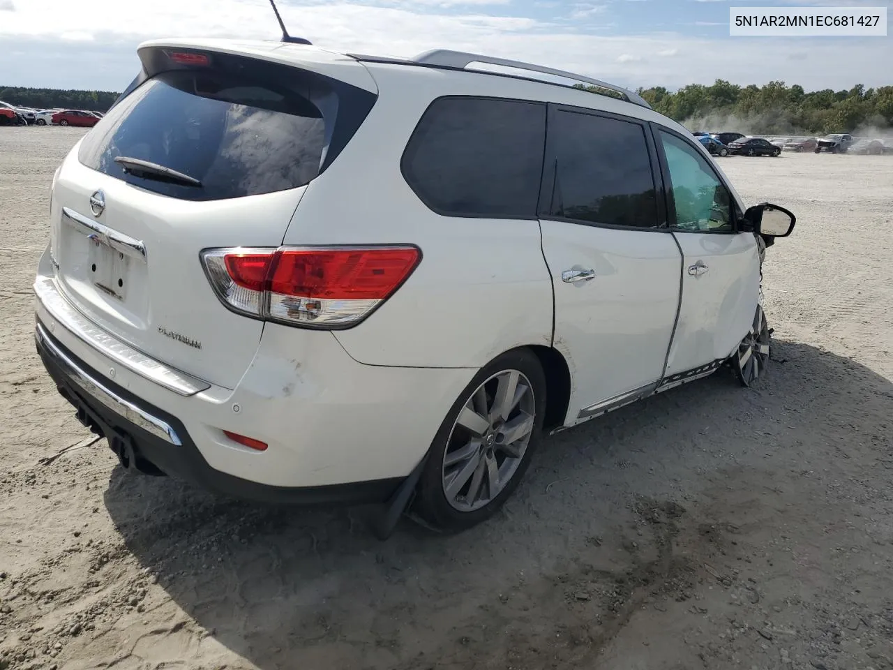 2014 Nissan Pathfinder S VIN: 5N1AR2MN1EC681427 Lot: 70415974