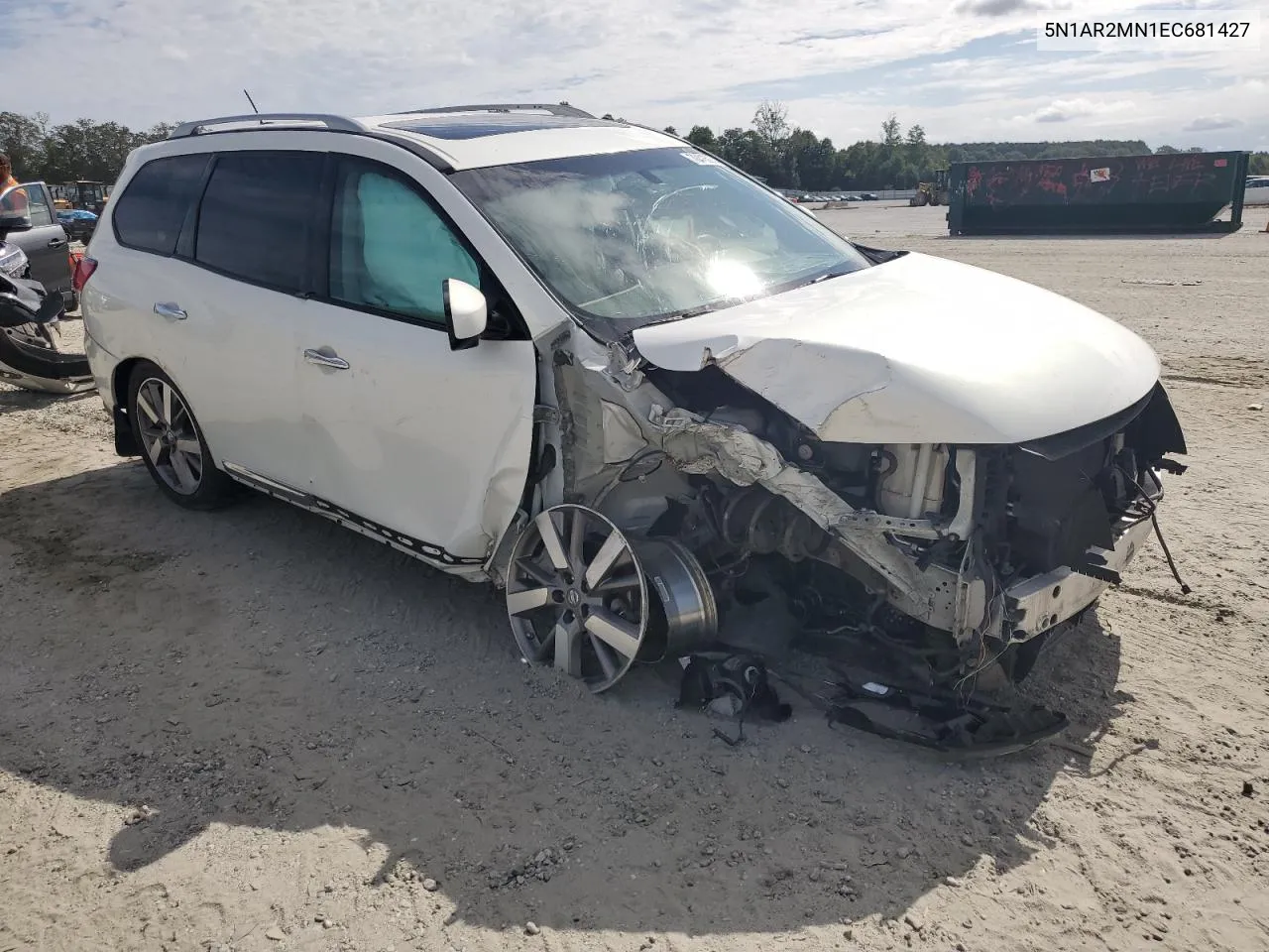 2014 Nissan Pathfinder S VIN: 5N1AR2MN1EC681427 Lot: 70415974