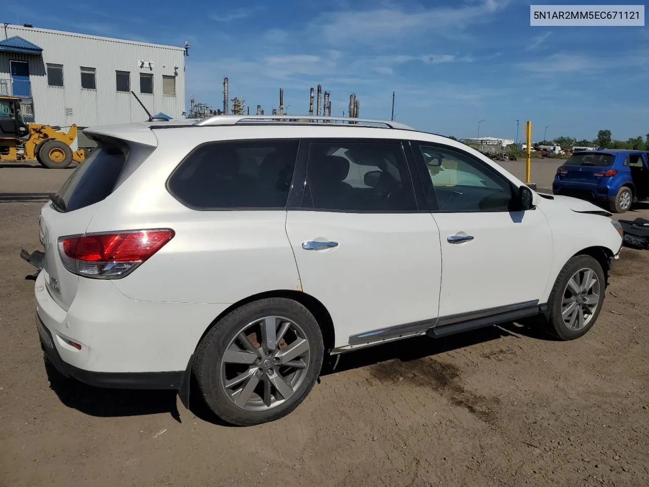 2014 Nissan Pathfinder S VIN: 5N1AR2MM5EC671121 Lot: 70442034