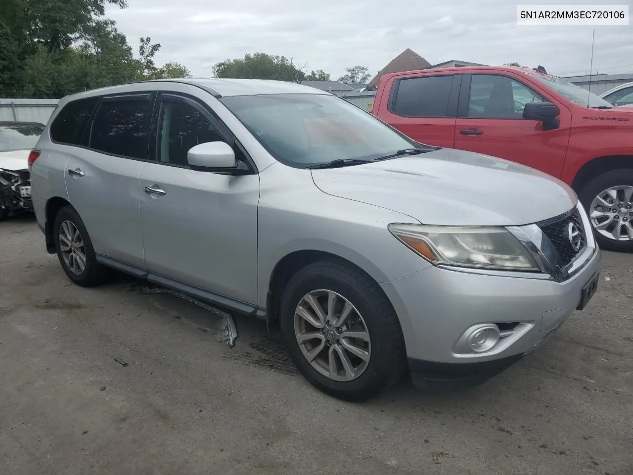 2014 Nissan Pathfinder S VIN: 5N1AR2MM3EC720106 Lot: 70632394