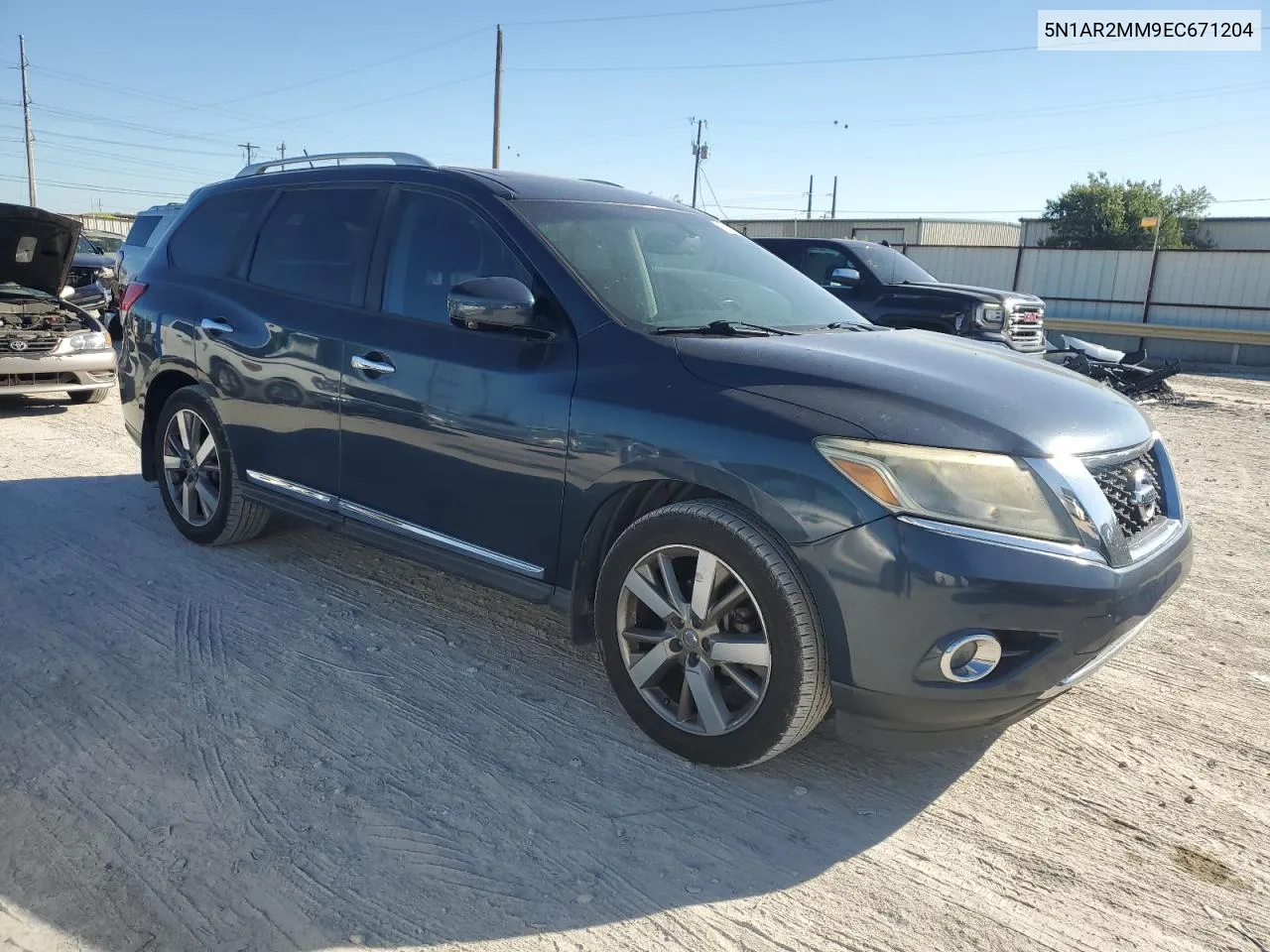 2014 Nissan Pathfinder S VIN: 5N1AR2MM9EC671204 Lot: 70693194