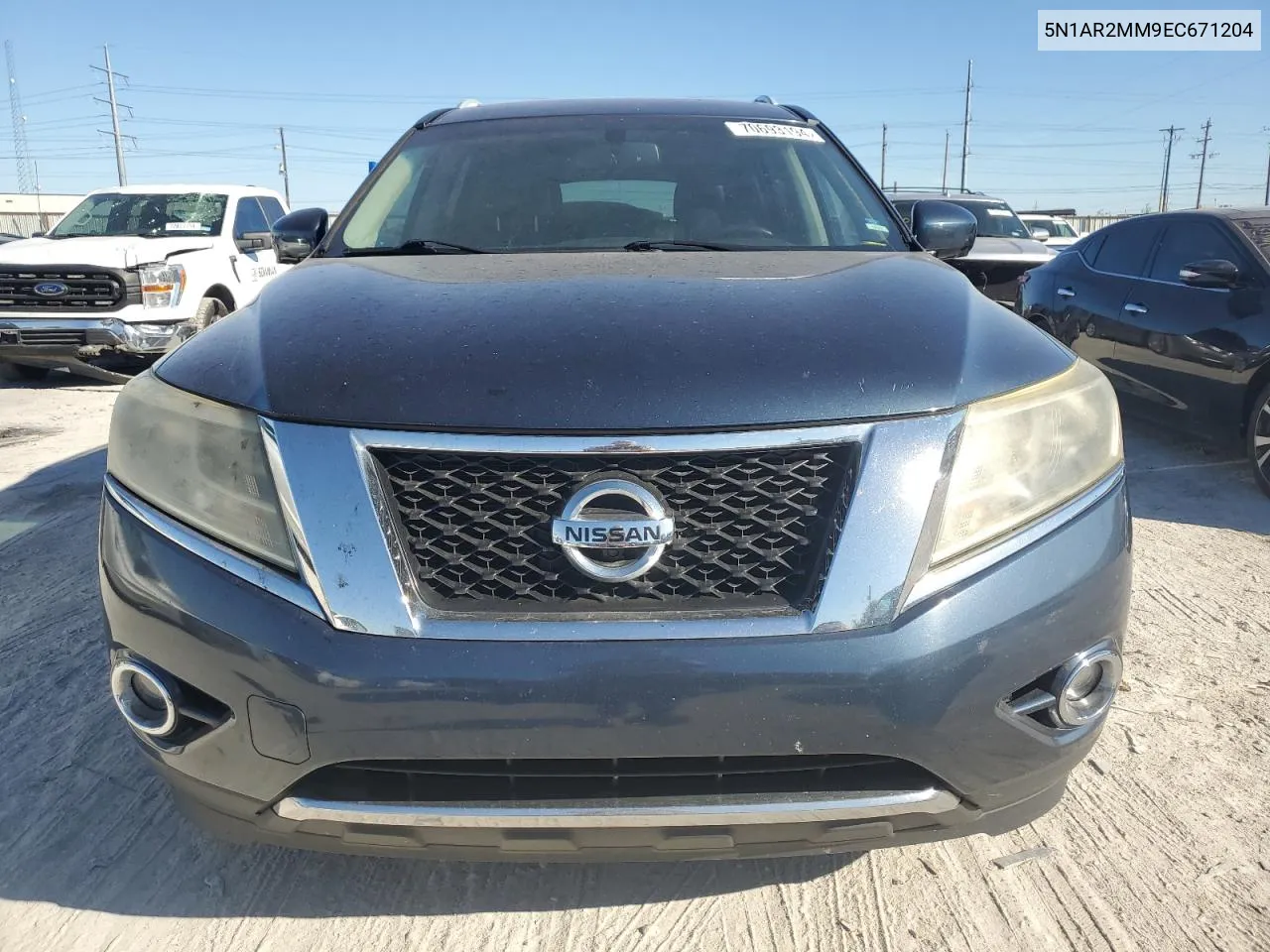 2014 Nissan Pathfinder S VIN: 5N1AR2MM9EC671204 Lot: 70693194