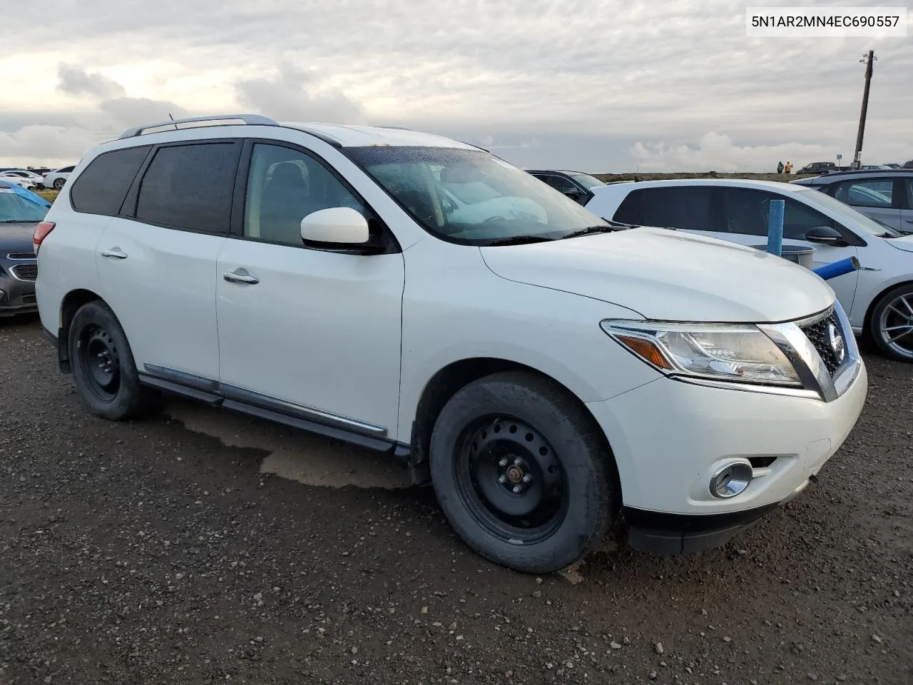 2014 Nissan Pathfinder S VIN: 5N1AR2MN4EC690557 Lot: 70857724