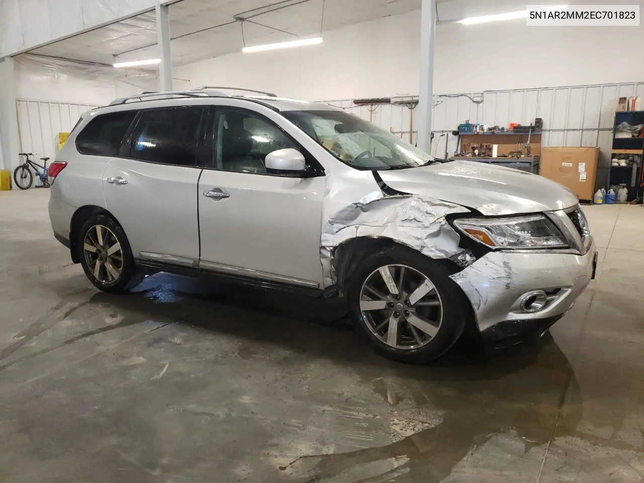 2014 Nissan Pathfinder S VIN: 5N1AR2MM2EC701823 Lot: 71031484