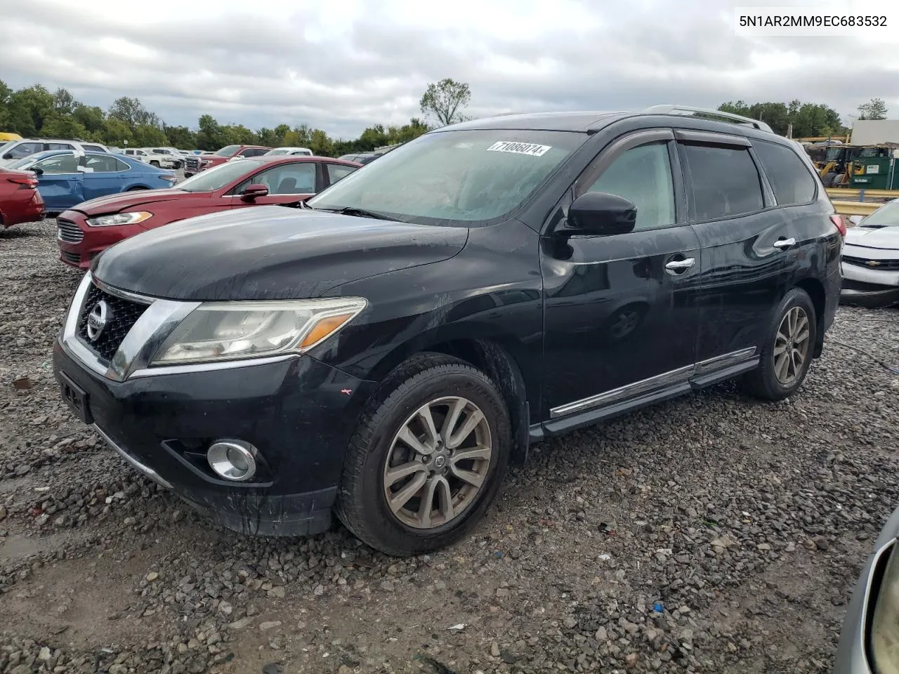 2014 Nissan Pathfinder S VIN: 5N1AR2MM9EC683532 Lot: 71086074