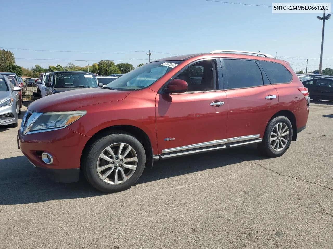 2014 Nissan Pathfinder Sv Hybrid VIN: 5N1CR2MM5EC661200 Lot: 71365304