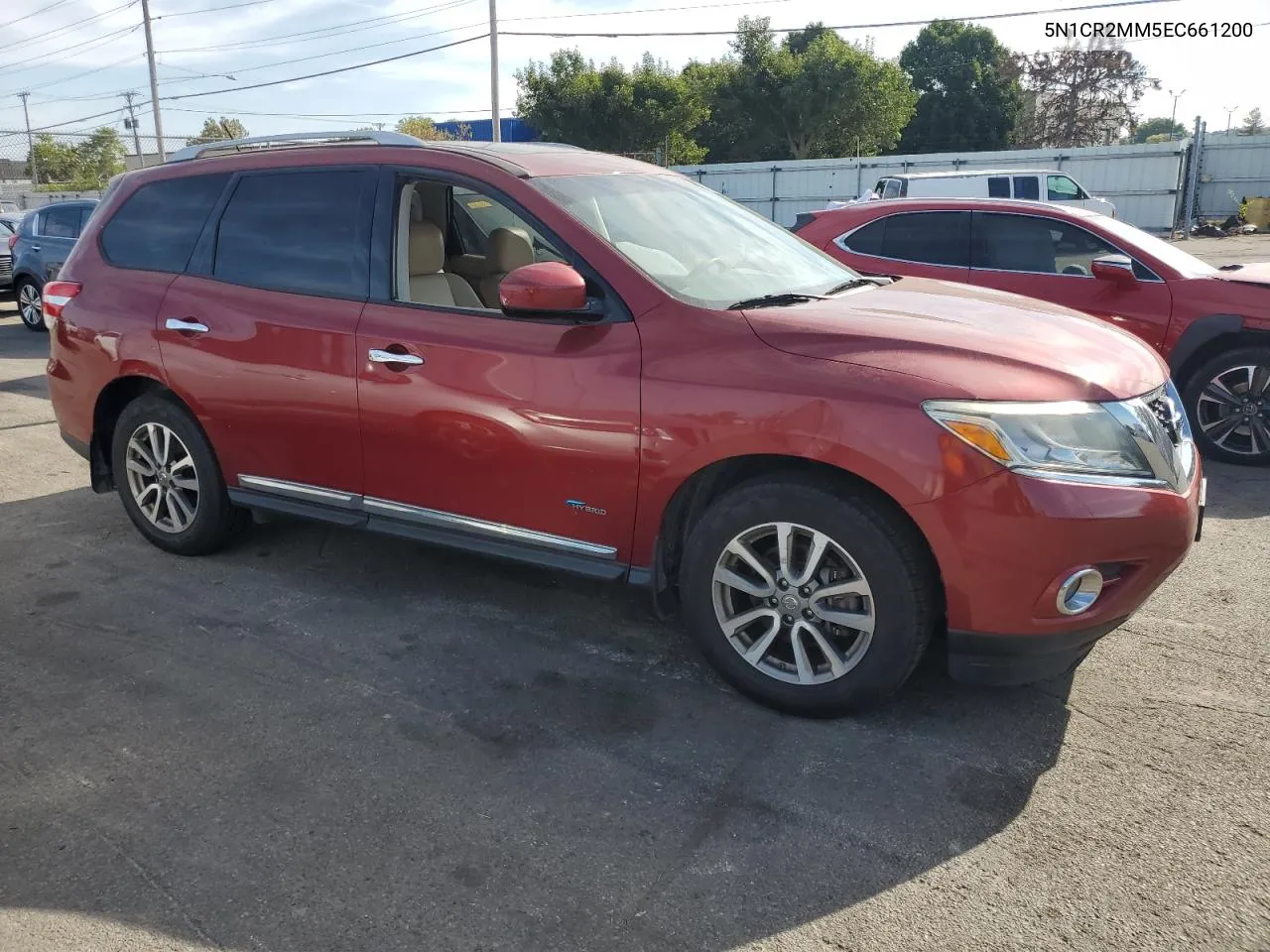 5N1CR2MM5EC661200 2014 Nissan Pathfinder Sv Hybrid