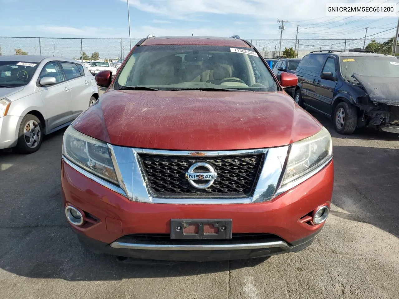 2014 Nissan Pathfinder Sv Hybrid VIN: 5N1CR2MM5EC661200 Lot: 71365304