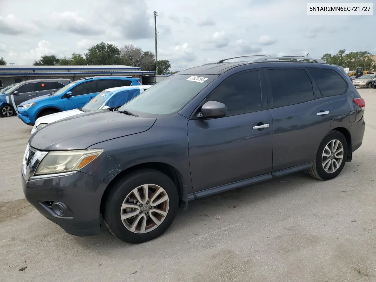 2014 Nissan Pathfinder S VIN: 5N1AR2MN6EC721727 Lot: 71624194