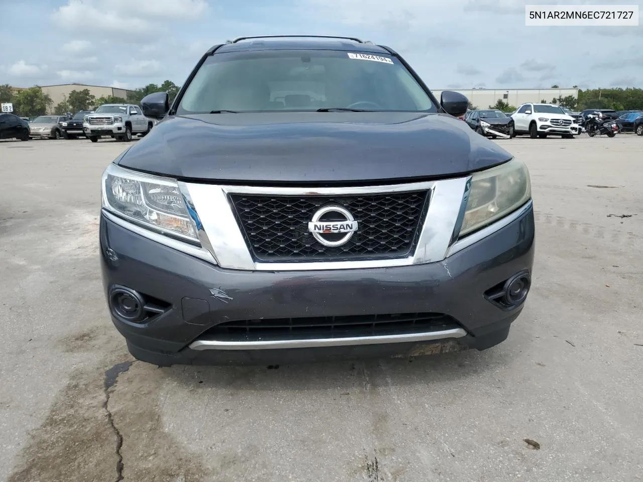 2014 Nissan Pathfinder S VIN: 5N1AR2MN6EC721727 Lot: 71624194