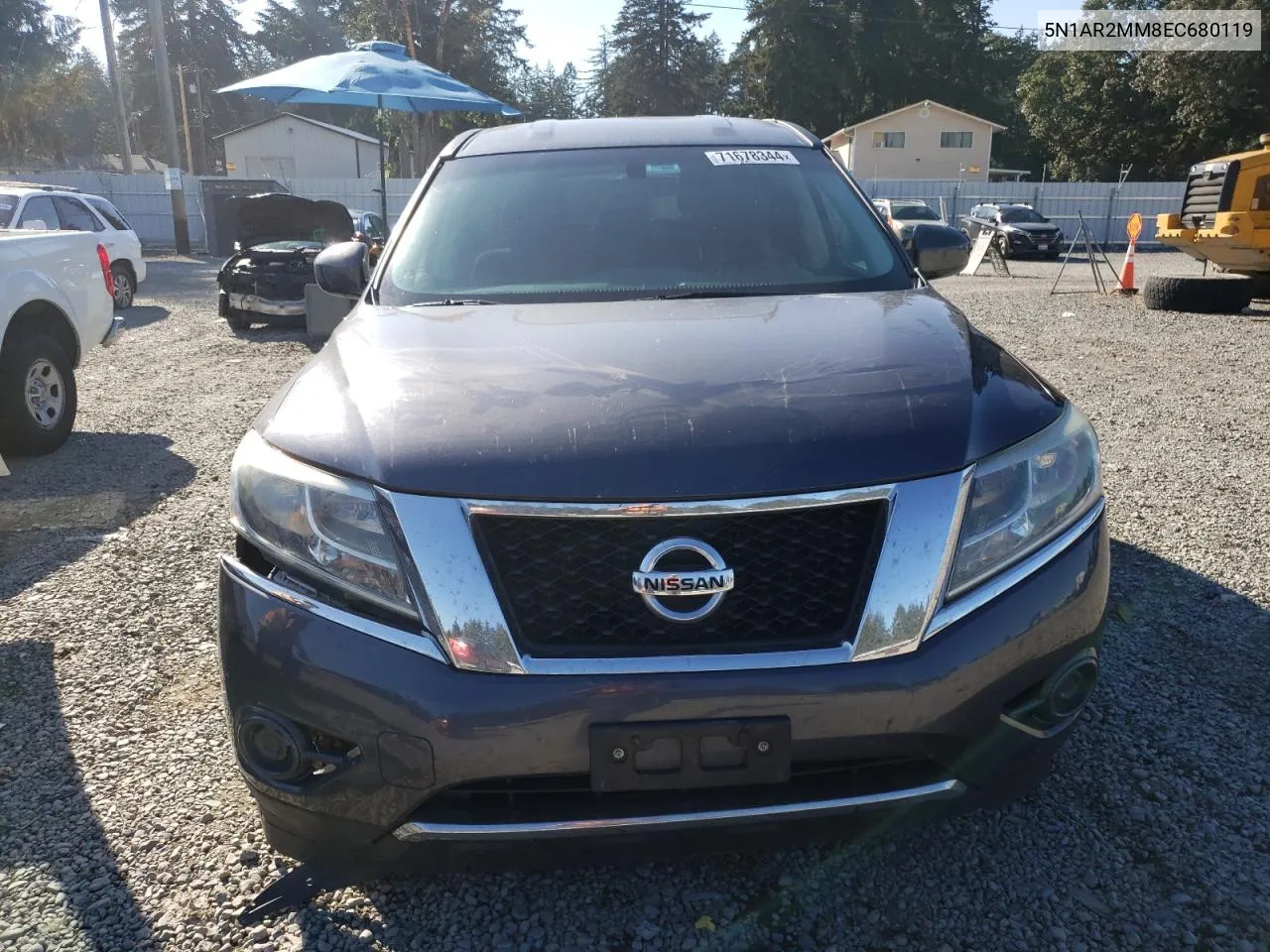 5N1AR2MM8EC680119 2014 Nissan Pathfinder S