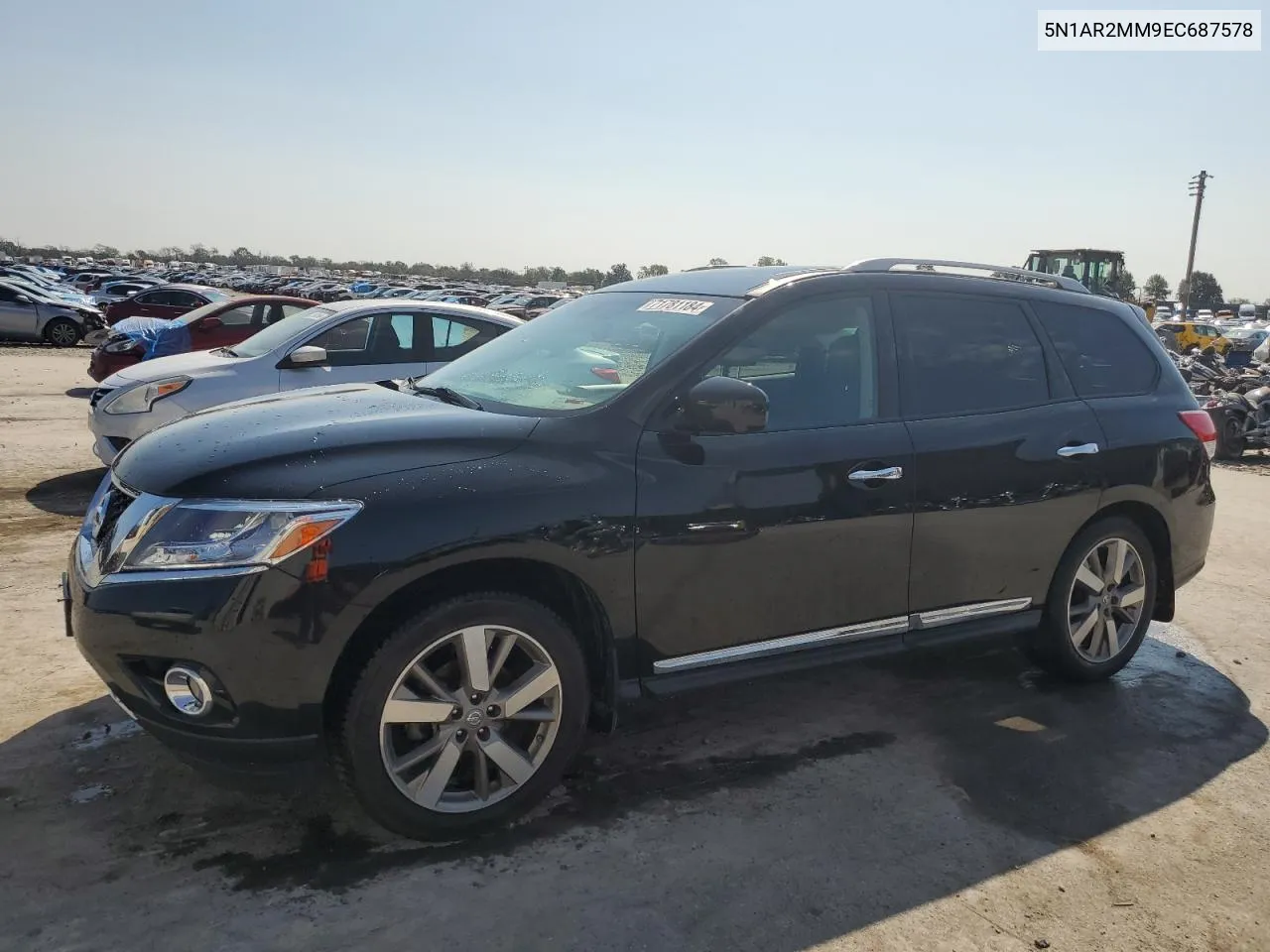 2014 Nissan Pathfinder S VIN: 5N1AR2MM9EC687578 Lot: 71781184